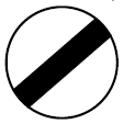 random traffic sign